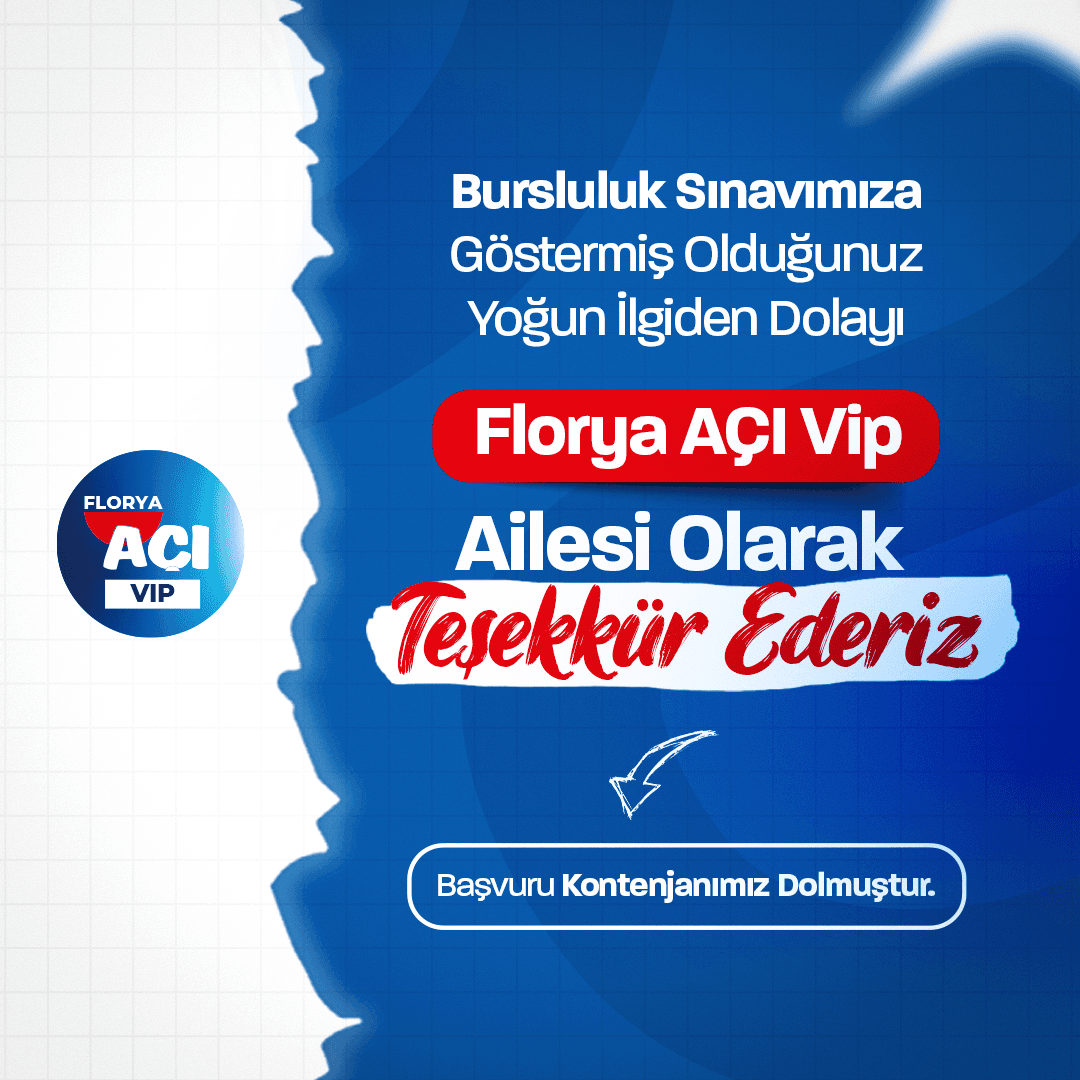 2025 Bursluluk Sınavı